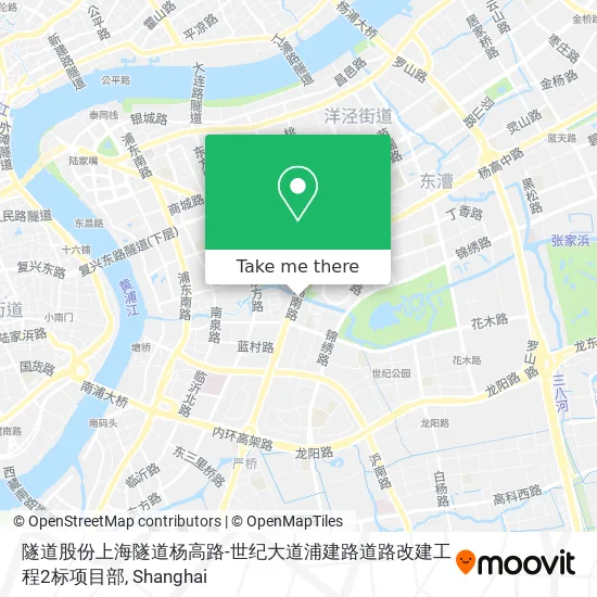 隧道股份上海隧道杨高路-世纪大道浦建路道路改建工程2标项目部 map