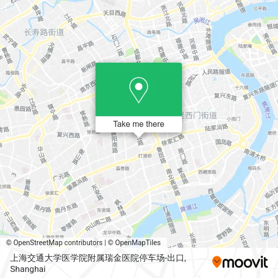 上海交通大学医学院附属瑞金医院停车场-出口 map