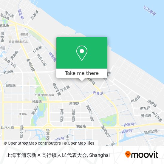 上海市浦东新区高行镇人民代表大会 map