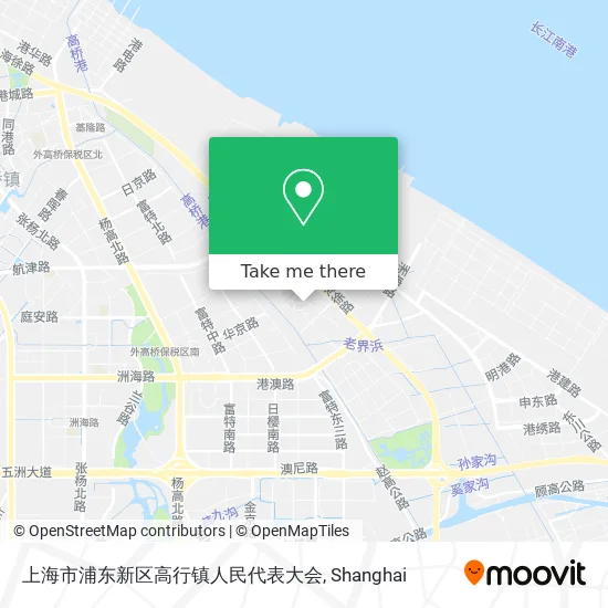上海市浦东新区高行镇人民代表大会 map