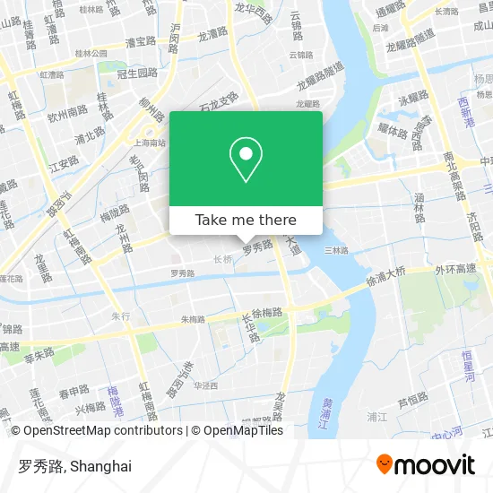 罗秀路 map