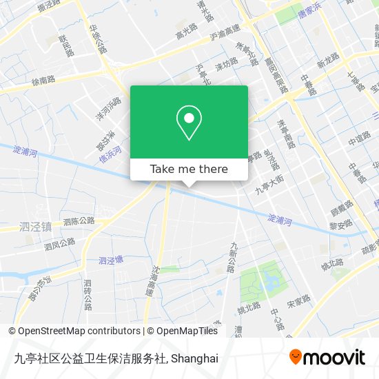 九亭社区公益卫生保洁服务社 map