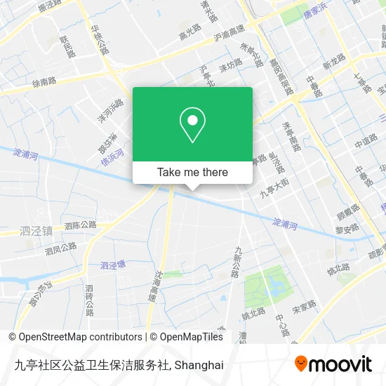 九亭社区公益卫生保洁服务社 map