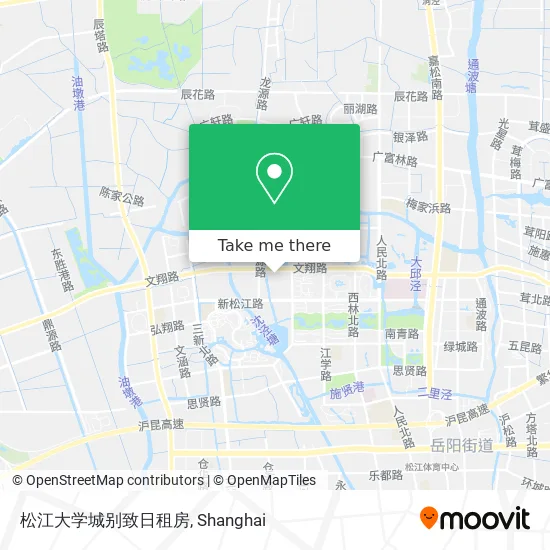 松江大学城别致日租房 map