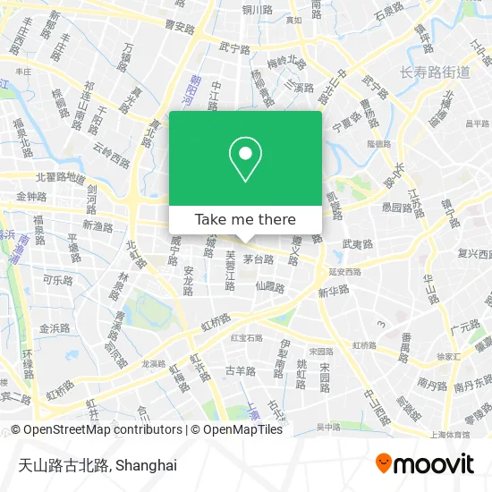 天山路古北路 map