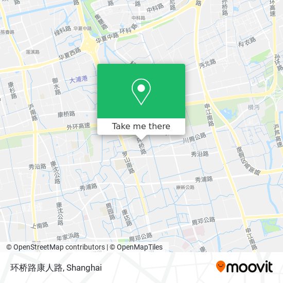 环桥路康人路 map