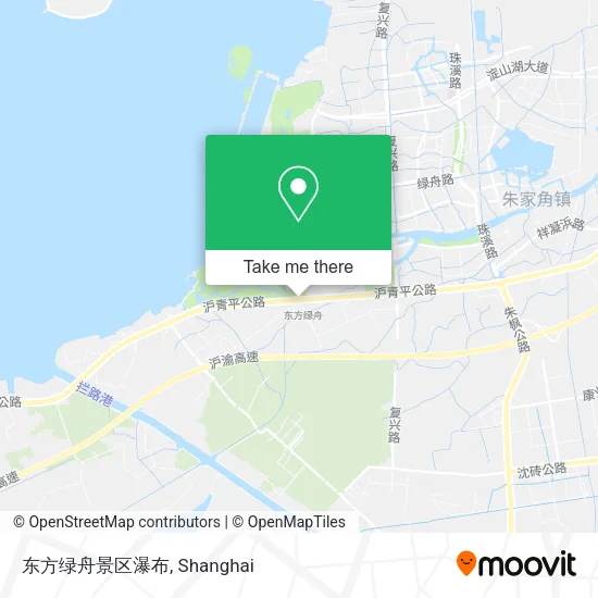 东方绿舟景区瀑布 map