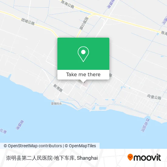 崇明县第二人民医院-地下车库 map