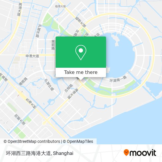 环湖西三路海港大道 map