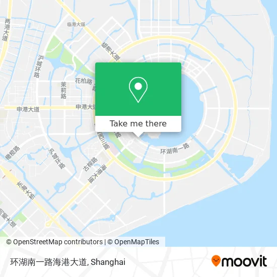 环湖南一路海港大道 map