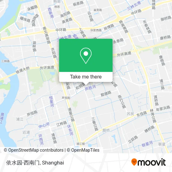 依水园-西南门 map