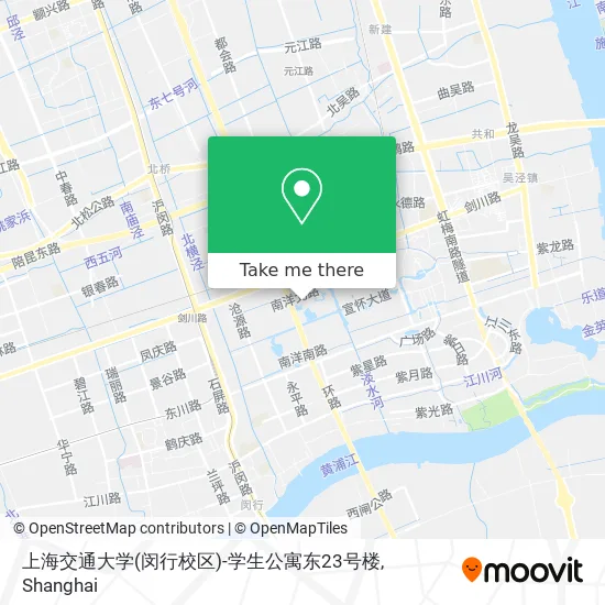上海交通大学(闵行校区)-学生公寓东23号楼 map