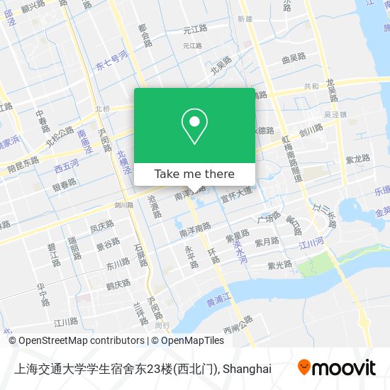 上海交通大学学生宿舍东23楼(西北门) map