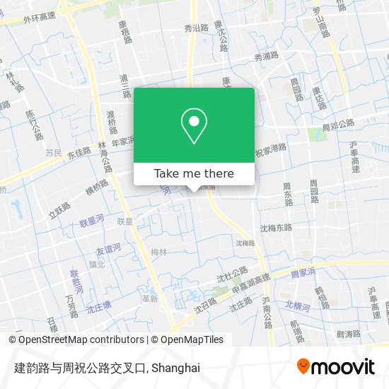 建韵路与周祝公路交叉口 map