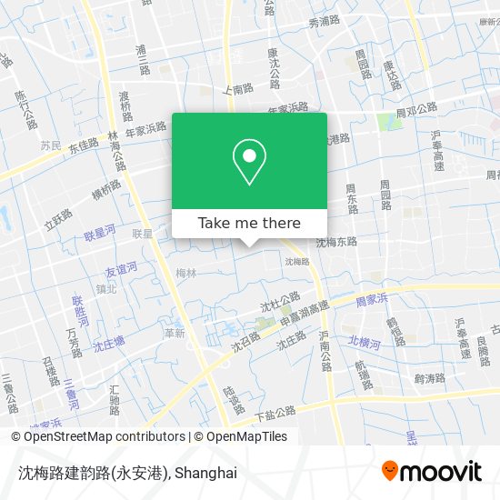 沈梅路建韵路(永安港) map