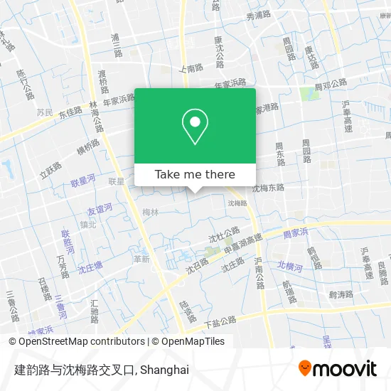 建韵路与沈梅路交叉口 map