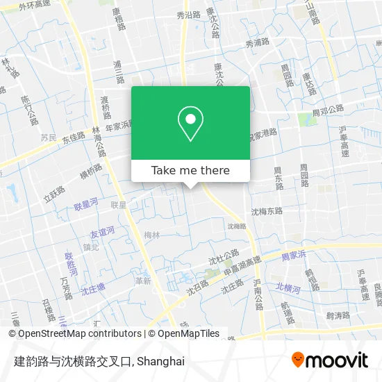 建韵路与沈横路交叉口 map
