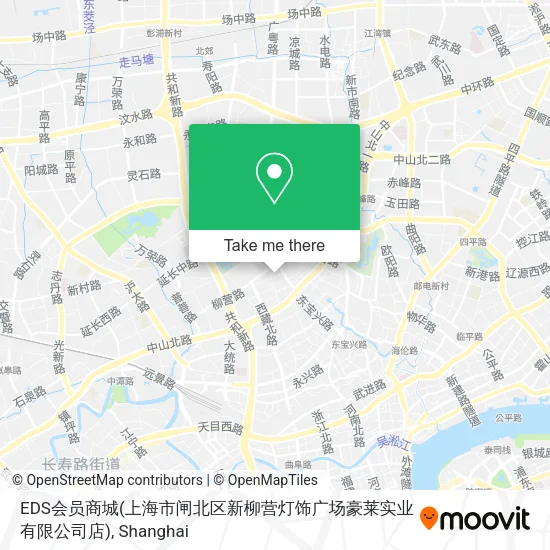 EDS会员商城(上海市闸北区新柳营灯饰广场豪莱实业有限公司店) map