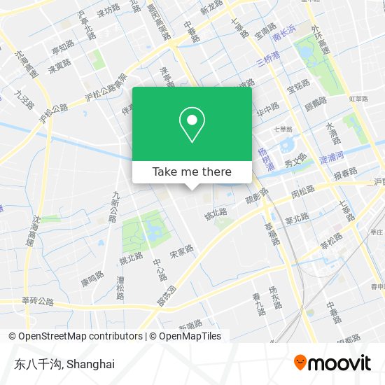 东八千沟 map