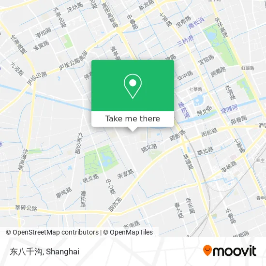 东八千沟 map