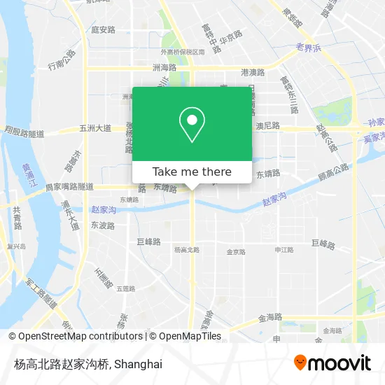杨高北路赵家沟桥 map