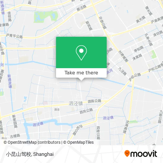 小昆山驾校 map