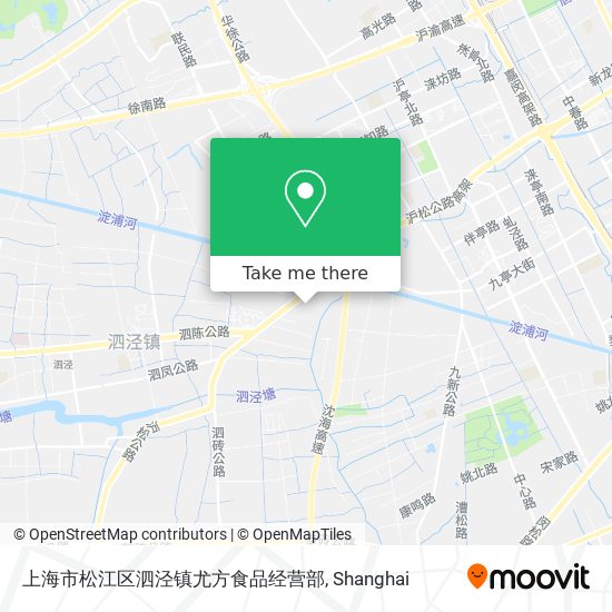 上海市松江区泗泾镇尤方食品经营部 map