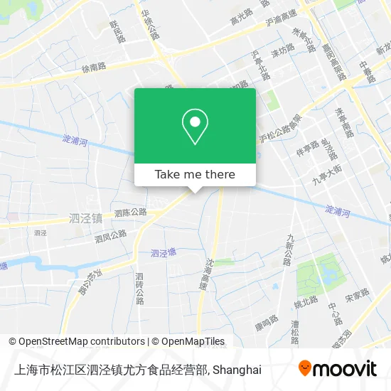 上海市松江区泗泾镇尤方食品经营部 map