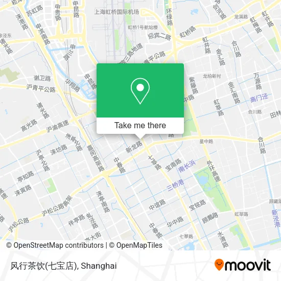 风行茶饮(七宝店) map