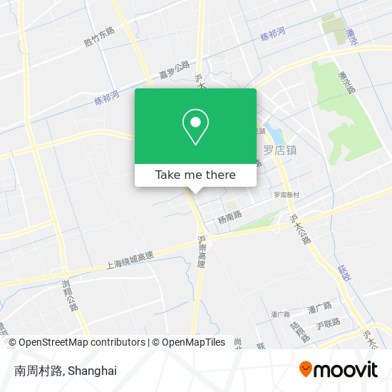 南周村路 map