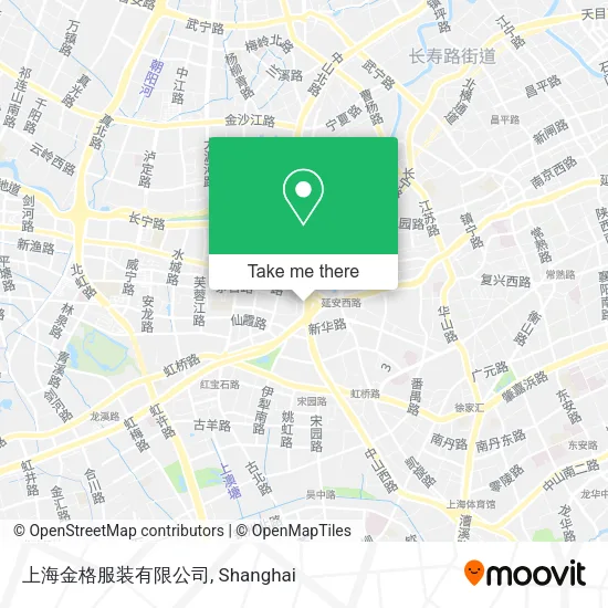 上海金格服装有限公司 map