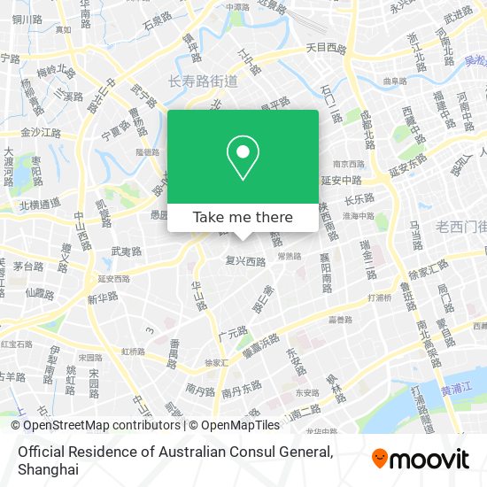 Official Residence of Australian Consul General map