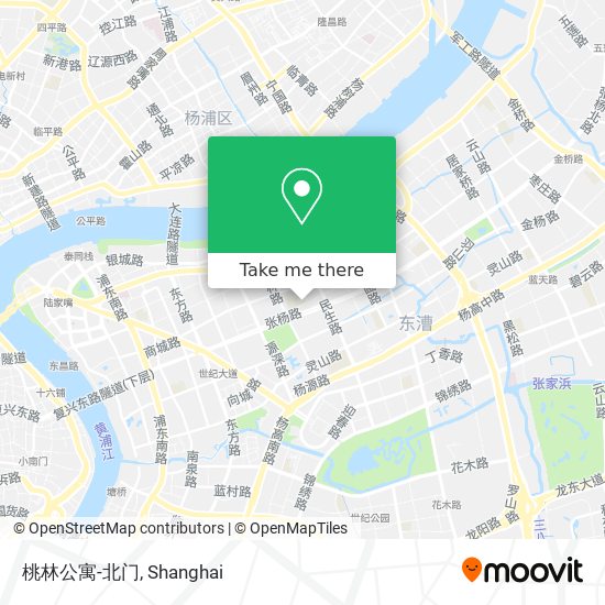 桃林公寓-北门 map