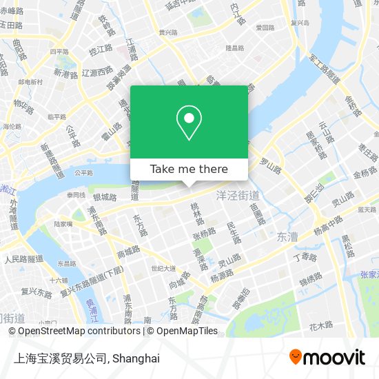 上海宝溪贸易公司 map