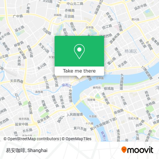 易安咖啡 map