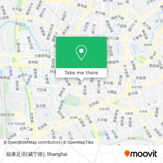 福康足浴(威宁路) map