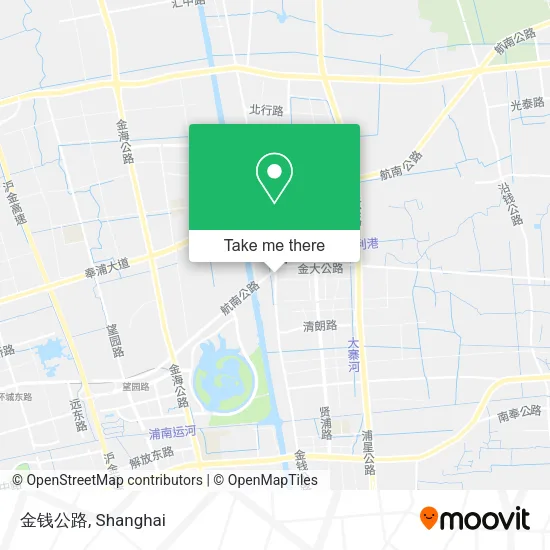 金钱公路 map