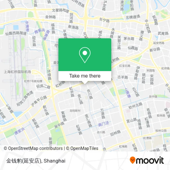 金钱豹(延安店) map