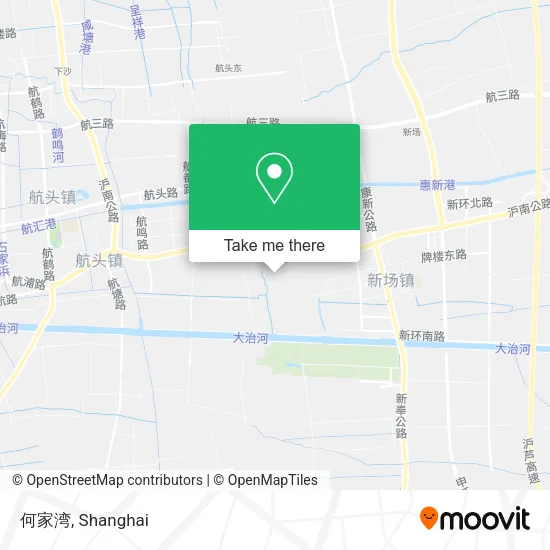 何家湾 map