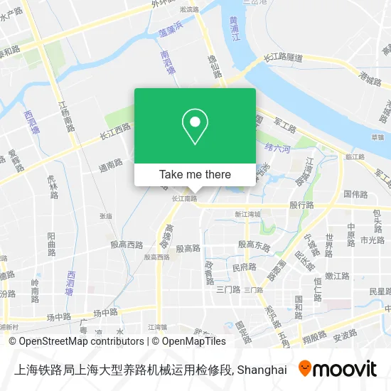 上海铁路局上海大型养路机械运用检修段 map