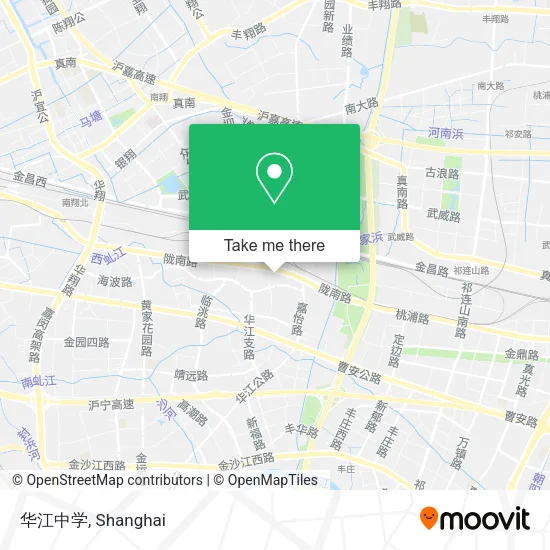 华江中学 map
