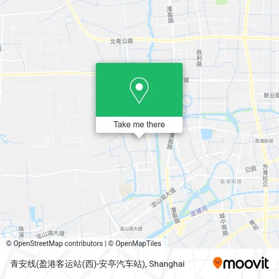 青安线(盈港客运站(西)-安亭汽车站) map
