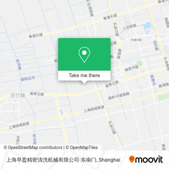 上海早盈精密清洗机械有限公司-东南门 map