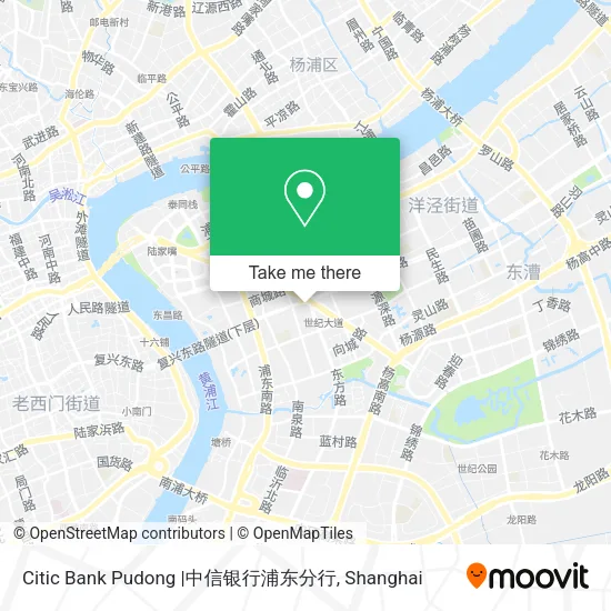 Citic Bank Pudong |中信银行浦东分行 map