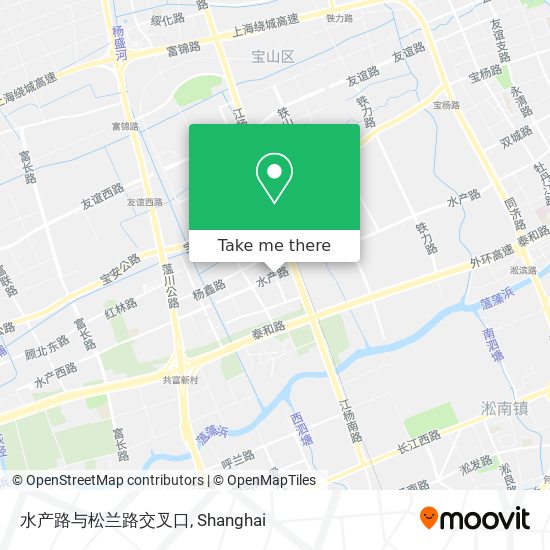 水产路与松兰路交叉口 map