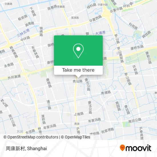 周康新村 map