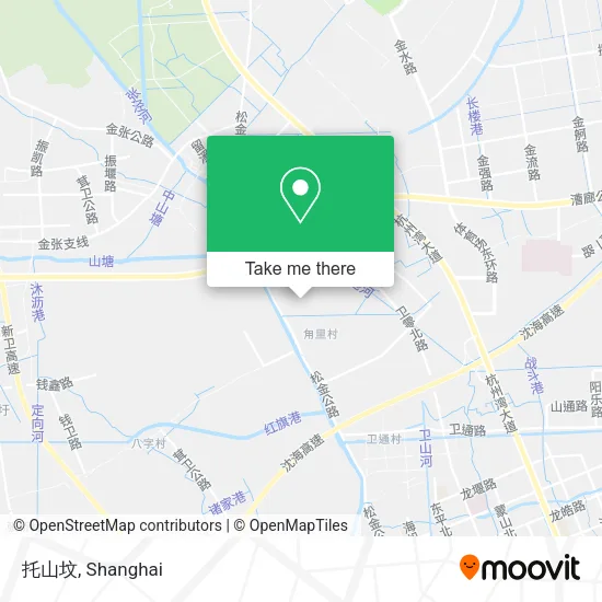 托山坟 map