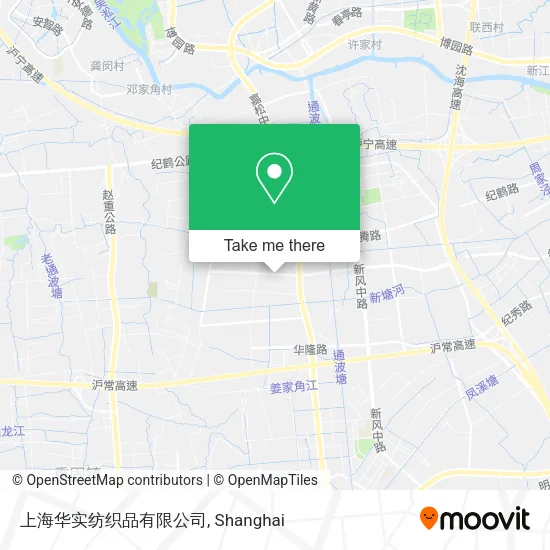 上海华实纺织品有限公司 map