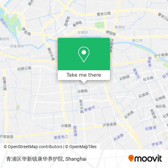 青浦区华新镇康华养护院 map