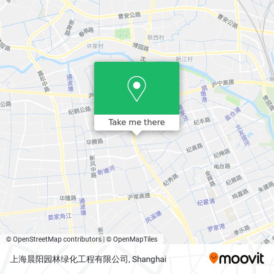 上海晨阳园林绿化工程有限公司 map
